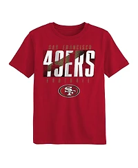 Outerstuff Preschool Scarlet San Francisco 49ers Posterize T-Shirt