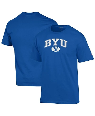Champion Men's Royal Byu Cougars Arched Logo T-Shirt