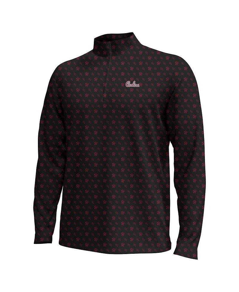 Under Armour Men's Black South Carolina Gamecocks Gameday Armourfuse Half-Zip Jacket