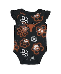 Outerstuff Baby Boys and Girls Texas Orange/Black Longhorns Little Sunshine 2-Piece Bodysuit Set