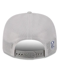 New Era Men's Gray Dallas Cowboys 2025 Sideline 9SEVENTY Trucker Adjustable Hat