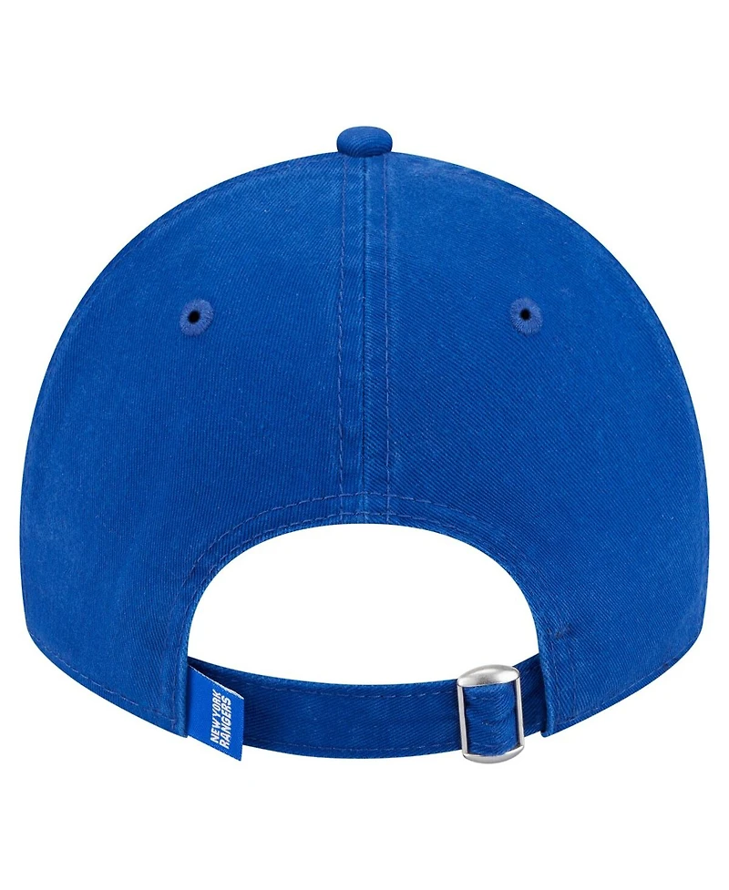 New Era Men's Blue New York Rangers Deceptor 9TWENTY Adjustable Hat