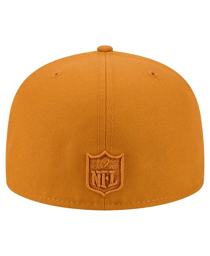 New Era Men's Brown Denver Broncos Color Pack A-Frame 59FIFTY Fitted Hat