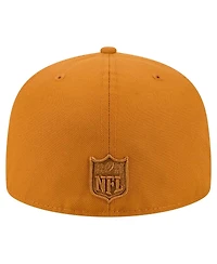 New Era Men's Brown Kansas City Chiefs Color Pack A-Frame 59FIFTY Fitted Hat