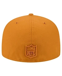 New Era Men's Brown Philadelphia Eagles Color Pack A-Frame 59FIFTY Fitted Hat