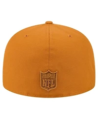 New Era Men's Brown Pittsburgh Steelers Color Pack A-Frame 59FIFTY Fitted Hat
