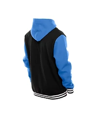 New Era Men's Black Denver Broncos Full-Snap Fleece Hoodie Jacket