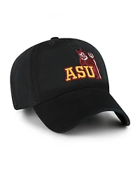 '47 Brand Men's Black Arizona State Sun Devils Vault Clean Up Adjustable Hat