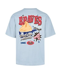 47 Brand Men's Light Blue Atlanta Braves Ice Cream Parlor Foundation T-Shirt
