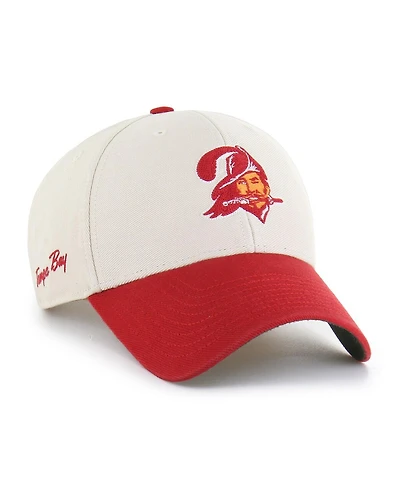 '47 Brand Men's Cream/Red Tampa Bay Buccaneers Fairfield Mvp Throwback Adjustable Hat