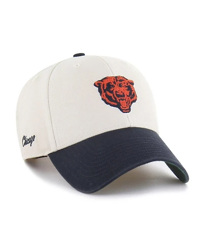 '47 Brand Men's Cream/Navy Chicago Bears Fairfield Mvp Throwback Adjustable Hat
