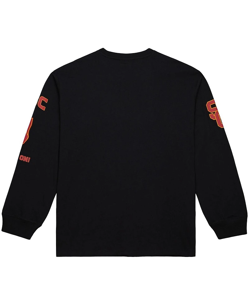 Mitchell & Ness Men's Black Usc Trojans Training Camp Long Sleeve T-Shirt