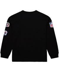 Mitchell & Ness Men's Black Buffalo Bills Training Camp Vintage Logos Long Sleeve T-Shirt