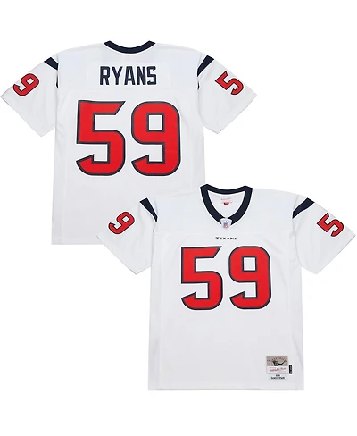Mitchell Ness Men's DeMeco Ryans White Houston Texans 2006 Legacy Replica Jersey