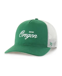 '47 Brand Men's and Women's Green Oregon Ducks Contemporary Basics Foundation Trucker Hitch Adjustable Hat