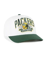'47 Brand Big Boys and Girls White/Green Green Bay Packers Prime Play Hitch Adjustable Hat