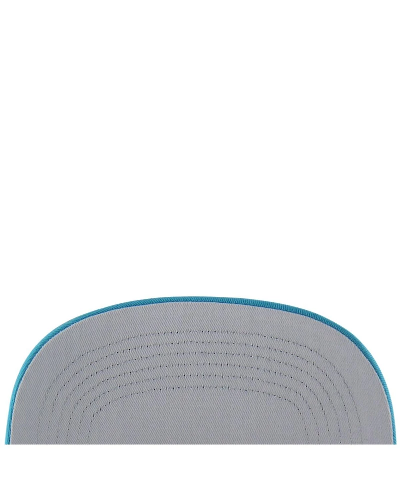 '47 Brand Men's White/Aqua Miami Dolphins Roscoe Two-Toned Hitch Adjustable Hat