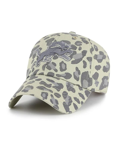 '47 Brand Women's Gray Detroit Lions Bagheera Clean Up Adjustable Hat