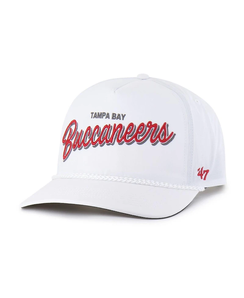 47 Brand Men's White Tampa Bay Buccaneers Brrr Fairway Hitch Adjustable Hat