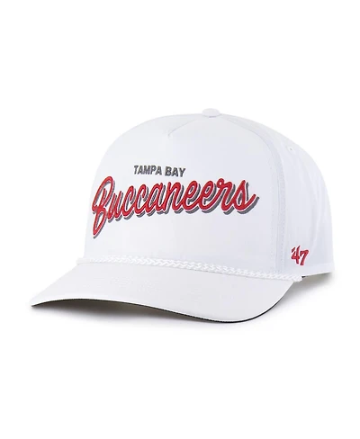 47 Brand Men's White Tampa Bay Buccaneers Brrr Fairway Hitch Adjustable Hat