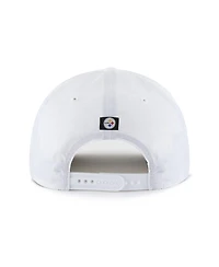 47 Brand Men's White Pittsburgh Steelers Brrr Fairway Hitch Adjustable Hat