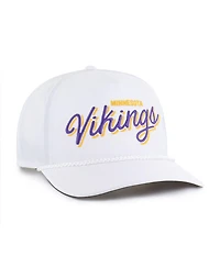 47 Brand Men's White Minnesota Vikings Brrr Fairway Hitch Adjustable Hat