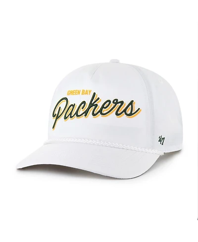 47 Brand Men's White Green Bay Packers Brrr Fairway Hitch Adjustable Hat