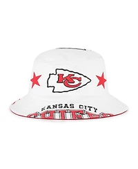 '47 Brand Women's White Kansas City Chiefs Energize Bucket Hat