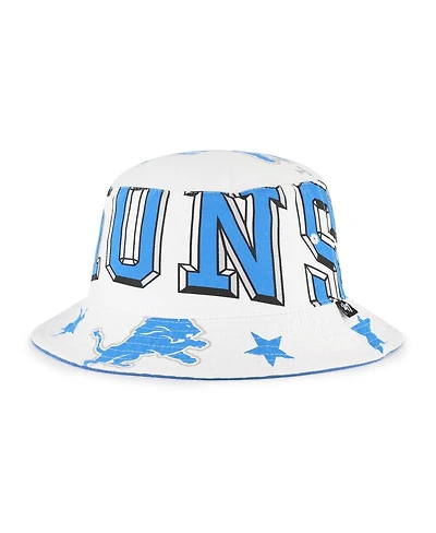 '47 Brand Women's White Detroit Lions Energize Bucket Hat