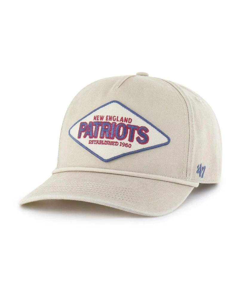 '47 Brand Men's Khaki New England Patriots Cairn Hitch Adjustable Hat