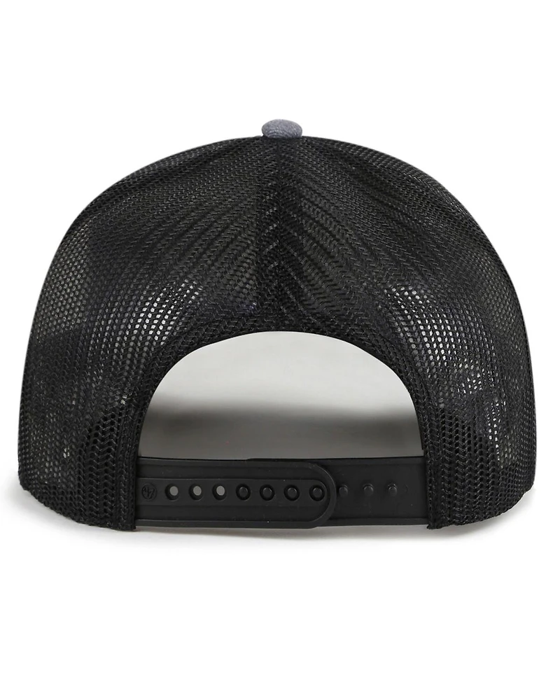 '47 Brand Men's Heather Charcoal Indianapolis Colts Carbon Rope Trucker Adjustable Hat