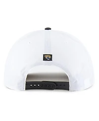 '47 Brand Men's White/Black Jacksonville Jaguars Suburbia Hitch Two-Tone Adjustable Hat