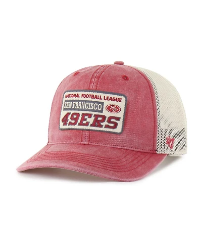 '47 Brand Men's Scarlet San Francisco 49ers Canteen Relaxed Trucker Adjustable Hat