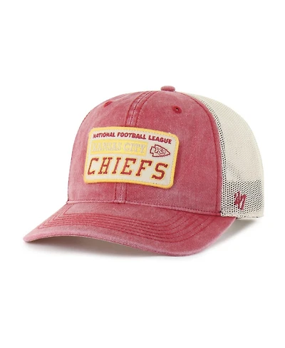 '47 Brand Men's Red Kansas City Chiefs Canteen Relaxed Trucker Adjustable Hat