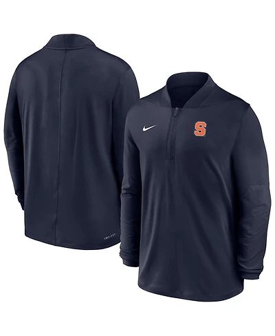 Nike Men's Navy Syracuse Orange Dri-fit Half-Zip Pullover Sweatshirt