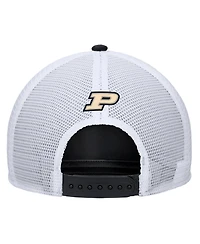 Nike Men's Black Purdue Boilermakers 2025 On-Field Rise Trucker Performance Adjustable Hat