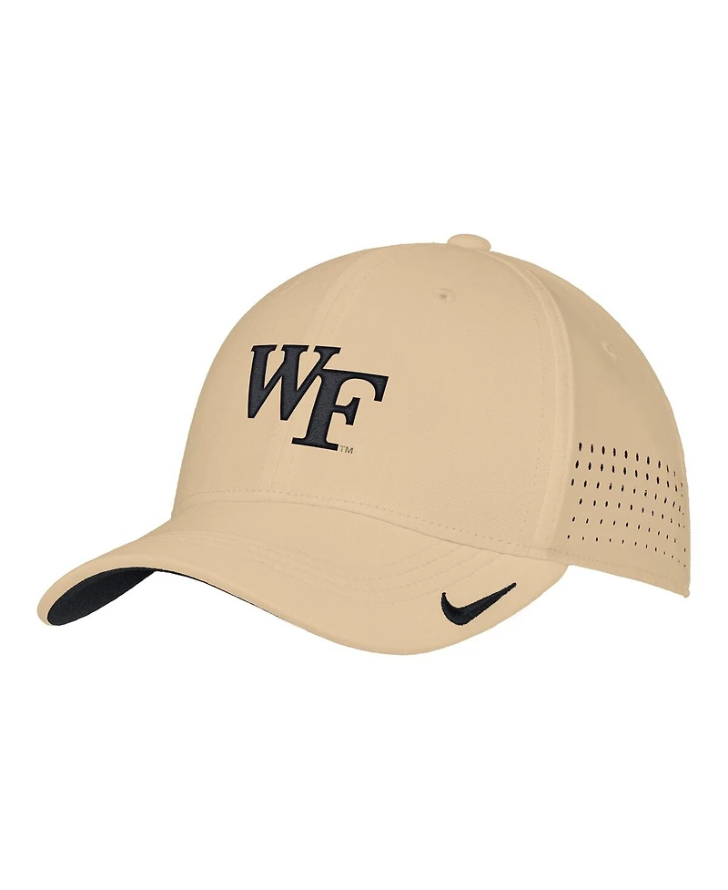 Nike Men's Gold Wake Forest Demon Deacons 2025 On-Field Performance Flex Hat