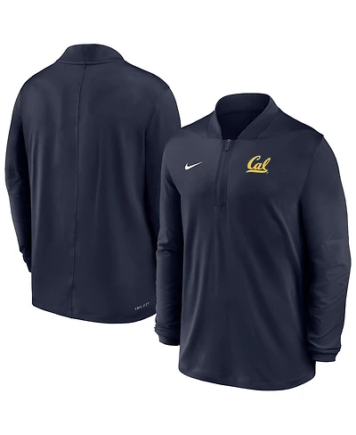 Nike Men's Navy Cal Bears Dri-fit Half-Zip Pullover Sweatshirt