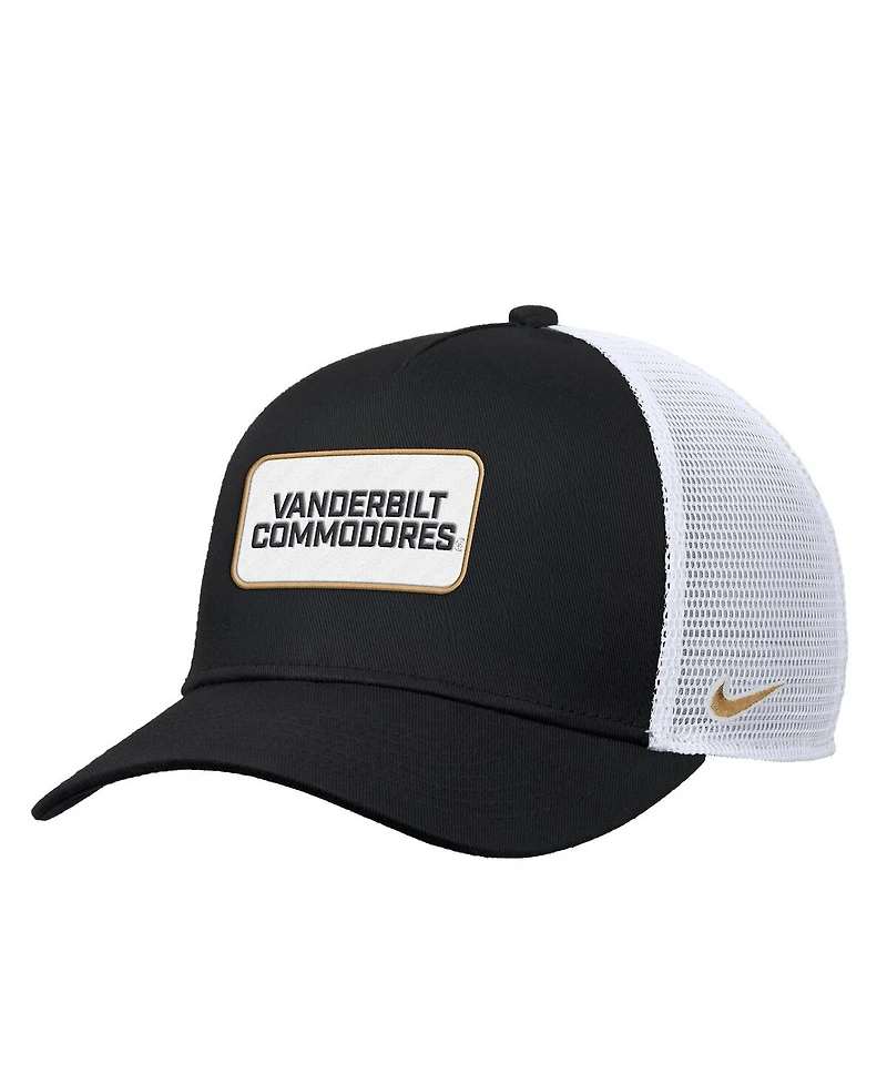 Nike Men's Black Vanderbilt Commodores 2025 On-Field Rise Trucker Performance Adjustable Hat