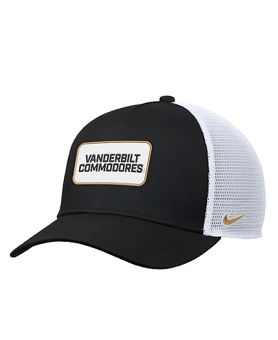 Nike Men's Black Vanderbilt Commodores 2025 On-Field Rise Trucker Performance Adjustable Hat