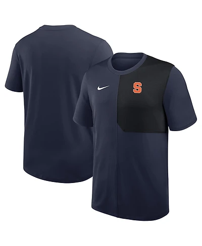 Nike Men's Navy Syracuse Orange 2025 Sideline Uv Performance Coach T-Shirt