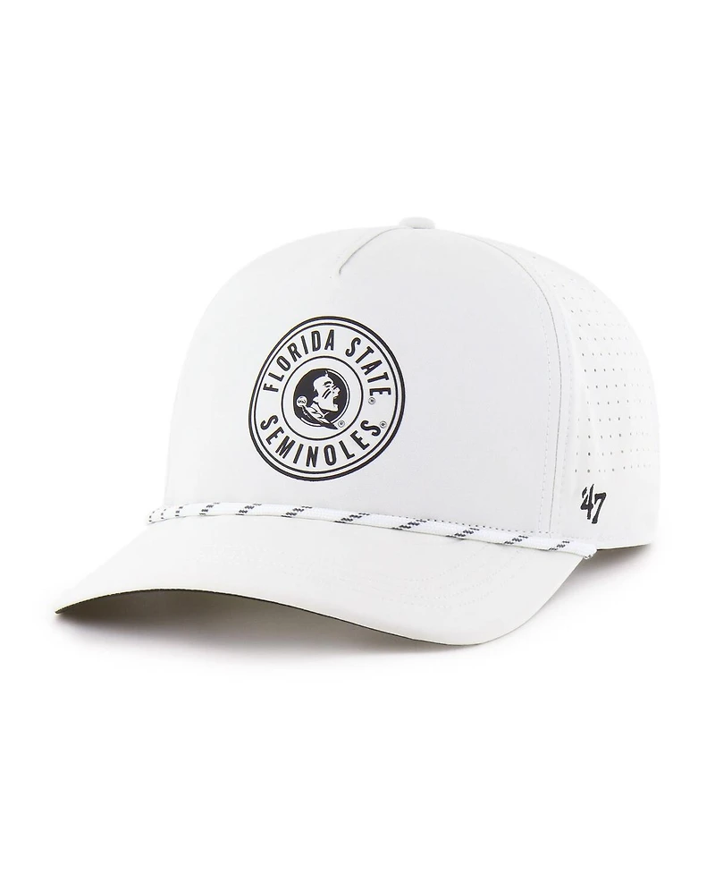 '47 Brand Men's White Florida State Seminoles Forward Collection Loop Hitch Adjustable Hat