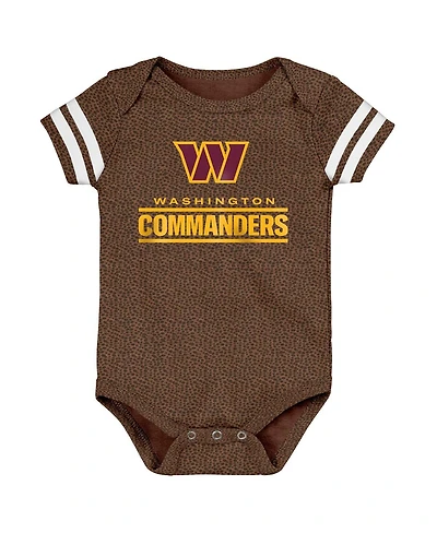 Outerstuff Baby Boys and Girls Brown Washington Commanders Playmaker Bodysuit