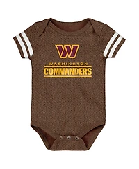 Outerstuff Baby Boys and Girls Brown Washington Commanders Playmaker Bodysuit