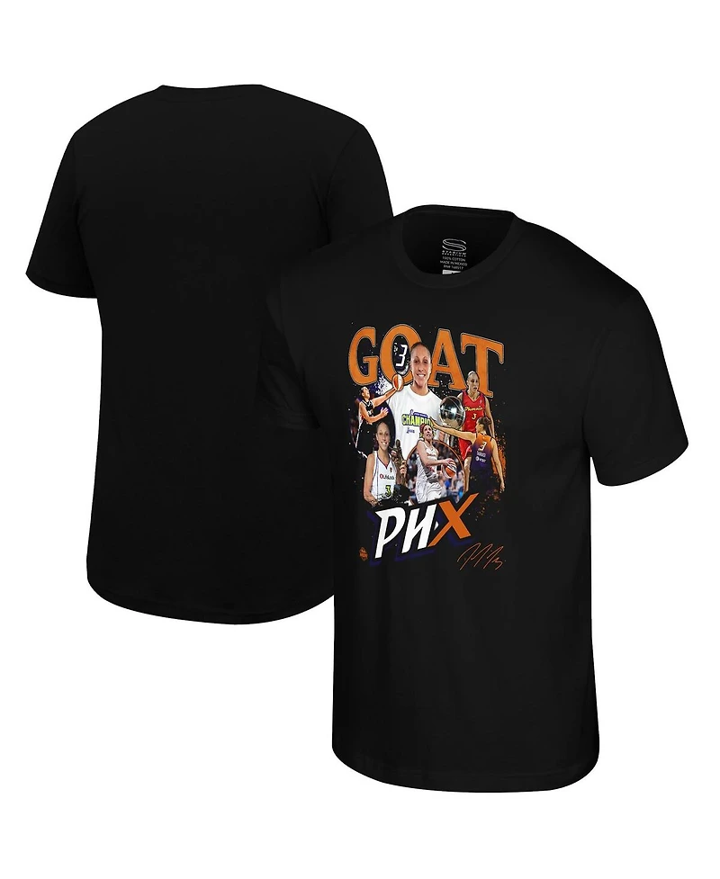 Stadium Essentials Men's and Women's Diana Taurasi Black Phoenix Mercury Greatest Of All Time Retirement T-Shirt
