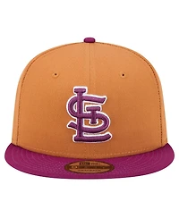 New Era Men's Brown/Purple St. Louis Cardinals Color Pack Two-Tone 9FIFTY Snapback Hat