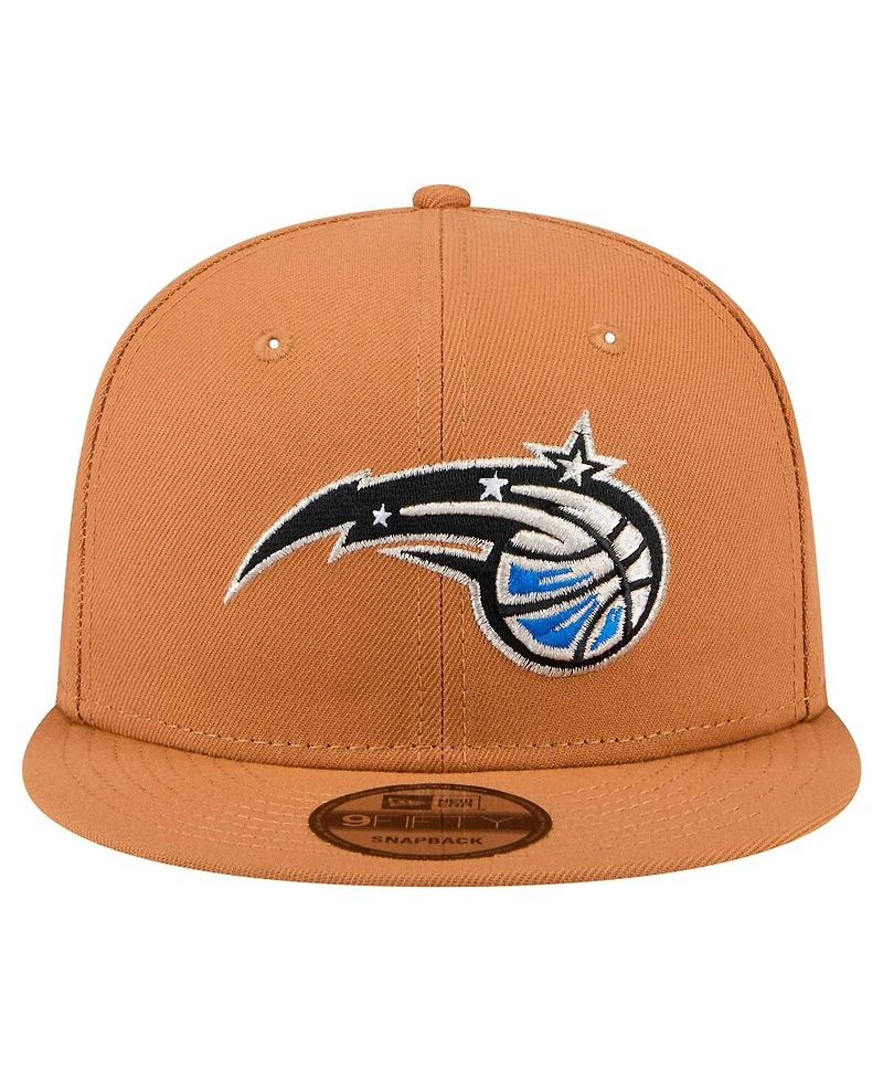 New Era Men's Tan Orlando Magic Color Pack 9FIFTY Snapback Hat