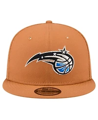 New Era Men's Tan Orlando Magic Color Pack 9FIFTY Snapback Hat
