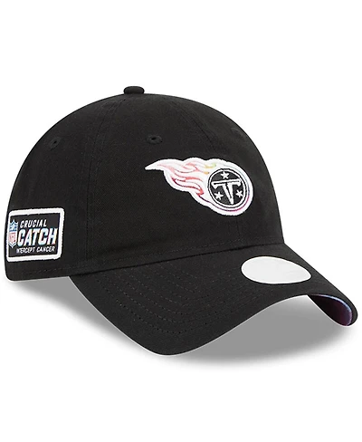 New Era Women's Black Tennessee Titans 2023 Nfl Crucial Catch 9TWENTY Adjustable Hat