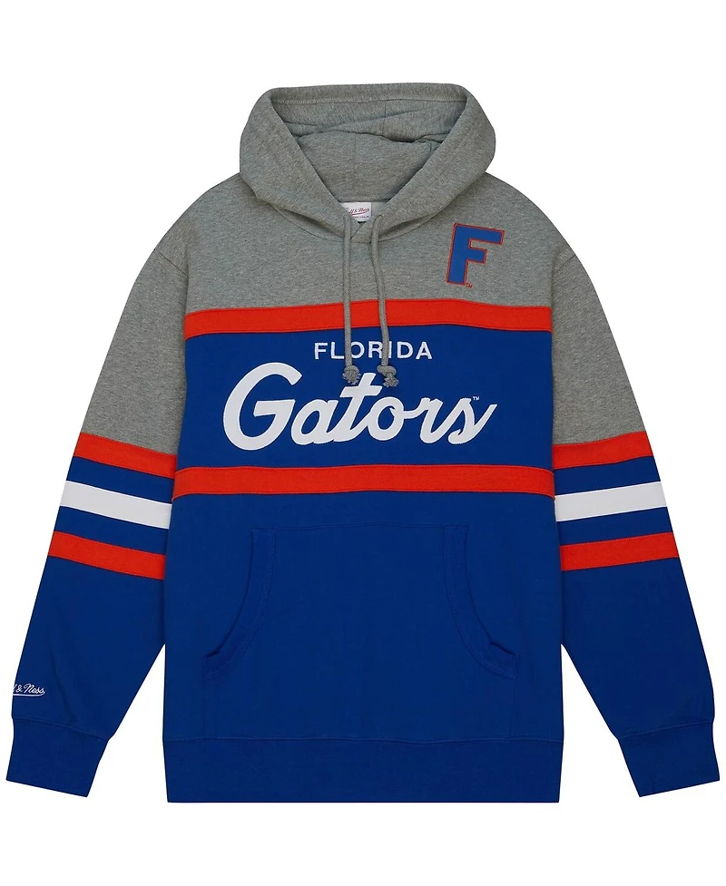 Mitchell Ness Men's Royal Florida Gators Head Coach Pullover Hoodie